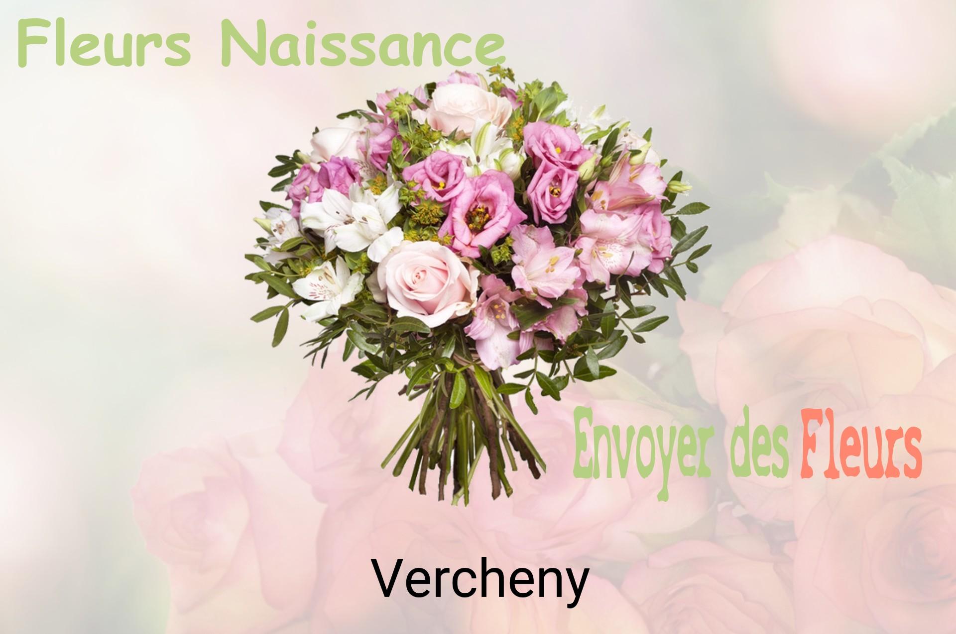 Bouquet de fleurs de naissance livré à Vercheny